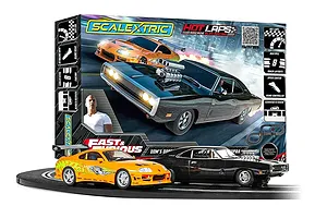 Scalextric 1/32 Fast & Furious Hot Laps Slot Car and Track Set image 135221