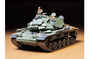 Tamiya 1/35 U.S. M60A1 Tank with Reactive Armour Scaled Plastic Model Kit image 135232