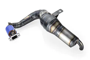 Olimat Engineering Left Hand Speedway Silenced Exhaust Pipe Set image 135236