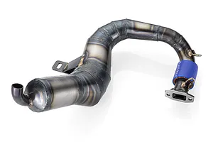 Olimat Engineering Left Hand Speedway Silenced Exhaust Pipe Set image 135237