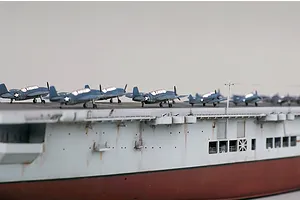 Trumpeter 1/350 USS CVE-26 Sangamon Scaled Plastic Model Kit image 135340