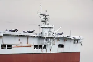 Trumpeter 1/350 USS CVE-26 Sangamon Scaled Plastic Model Kit image 135341