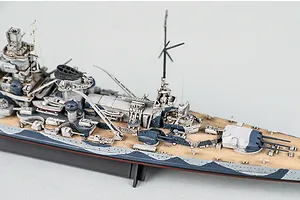 Trumpeter 1/700 German Scharnhorst Battleship Scaled Plastic Model Kit image 135352
