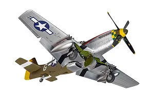 Airfix 1/48 North American P-51D Mustang Fighter Aircraft Scaled Plastic Model Kit image 135427