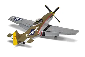 Airfix 1/48 North American P-51D Mustang Fighter Aircraft Scaled Plastic Model Kit image 135428