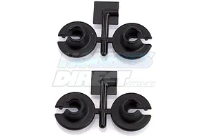 RPM Black Traxxas/HPI/Losi Shock Lower Spring Retainers