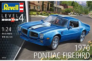 Revell 1/24 1970 Pontiac Firebird Scaled Plastic Model Set image 135533