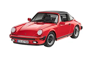 Revell 1/24 Porsche 911 Carrera 3.2 Targa (G-Model) Car Scaled Plastic Model Set image 135535