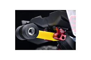 GPM Special Rear Wing Mount with Wheelie Bar Set - Silver/Yellow image 135646