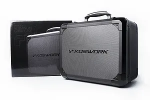 Koswork Mini V2 Aluminium Carry Case with Sanwa M17 Foam Inner - Black image 135953