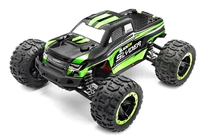 BlackZon Slyder MT RC Monster Truck Electric 4WD 1/16 Scale RTR - Green image 136060