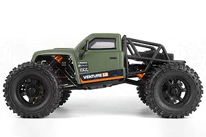 HPI Venture18 CC Flux RC Rock Crawler Electric Brushless 4WD 1/16 Scale - Green image 136132