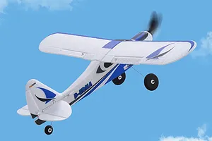 FMS RC Plane PA-18 Super Cub 500mm 3D Aerobatic RTF - White/Red image 136211