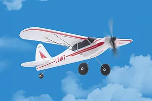 FMS RC Plane PA-18 Super Cub 500mm 3D Aerobatic RTF - White/Red image 136213