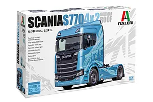 Italeri 1/24 Scania S770 4x2 Normal Roof Truck Scaled Plastic Model Kit image 136349