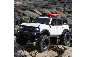 Axial SCX24 2021 Ford Bronco RC Rock Crawler Electric 4WD 1/24 Scale RTR - White image 136762