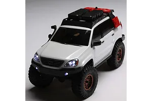 Axial SCX24 Lexus GX 470 RC Rock Crawler Electric 4WD 1/24 Scale RTR - White image 136807