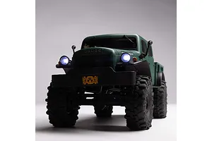 Axial SCX24 Dodge Power Wagon RC Rock Crawler Electric 4WD 1/24 Scale RTR - Green image 136909