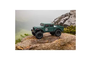 Axial SCX24 Dodge Power Wagon RC Rock Crawler Electric 4WD 1/24 Scale RTR - Green image 136915