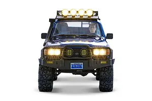 FMS FCX10 Pro Toyota Land Cruiser LC80 RS V2 RC Rock Crawler Electric Brushless 4WD 1/10 Scale RTR - Blue image 136956