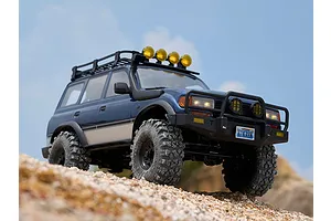 FMS FCX10 Pro Toyota Land Cruiser LC80 RS V2 RC Rock Crawler Electric Brushless 4WD 1/10 Scale RTR - Blue image 136958