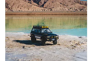 FMS FCX10 Pro Toyota Land Cruiser LC80 RS V2 RC Rock Crawler Electric Brushless 4WD 1/10 Scale RTR - Blue image 136960