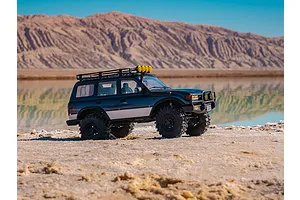 FMS FCX10 Pro Toyota Land Cruiser LC80 RS V2 RC Rock Crawler Electric Brushless 4WD 1/10 Scale RTR - Blue image 136961