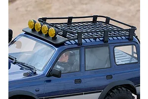 FMS FCX10 Pro Toyota Land Cruiser LC80 RS V2 RC Rock Crawler Electric Brushless 4WD 1/10 Scale RTR - Blue image 136970