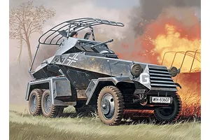 Italeri 1/72 Sd.Kfz. 232. 6 Rad Armoured Car Scaled Plastic Model Kit