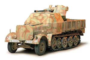 Tamiya 1/35 37 Sd.kfz. 7/2 Armoured Vehicle Scaled Plastic Model Kit image 137092