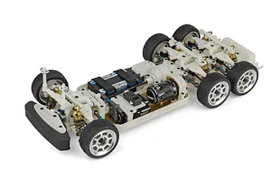 Team Associated RC10 American Custom RC Semi Truck Electric 6WD 1/10 Scale Kit - Metallic Edition image 137126