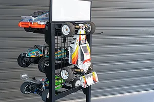 Koswork RC Car Rack/Display Stand with Fluid & Paint Racks image 137197