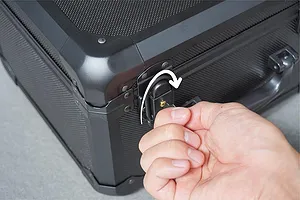 Koswork Aluminium Mini V2 Carry Case with FlySky Noble NB4 Foam - Black image 137210