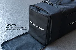 Koswork 1/10 Car Racing Bag with Transmitter Bag - Black image 137218