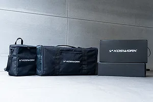 Koswork 1/10 Car Racing Bag with Transmitter Bag - Black image 137220