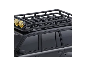 FMS FCX18 Toyota Land Cruiser 80 RC Rock Crawler Electric Brushless 4WD 1/18 Scale RTR - Black image 137275