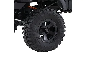 FMS FCX18 Toyota Land Cruiser 80 RC Rock Crawler Electric Brushless 4WD 1/18 Scale RTR - Black image 137277