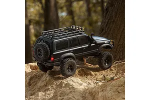 FMS FCX18 Toyota Land Cruiser 80 RC Rock Crawler Electric Brushless 4WD 1/18 Scale RTR - Black image 137281