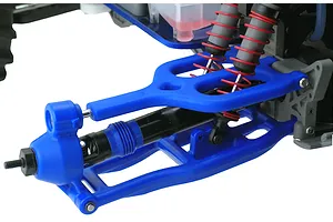 RPM Blue T/E-Maxx True-Track Rear Suspension Arms & Hub Kit image 13751