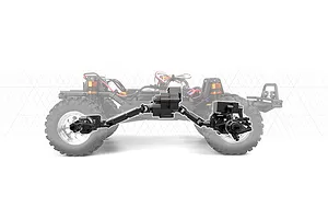 HPI Venture18 Flux-T 1985 Toyota Hilux SR5 RC Rock Crawler Electric Brushless 4WD 1/18 Scale RTR - Blue image 137671