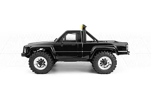 HPI Venture18 Flux-T 1985 Toyota Hilux SR5 RC Rock Crawler Electric Brushless 4WD 1/18 Scale RTR - Black image 137673