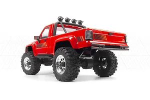 HPI Venture18 Flux-T 1985 Toyota Hilux SR5 RC Rock Crawler Electric Brushless 4WD 1/18 Scale RTR - Red image 137692