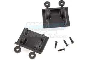 RPM Black Baja Shock Skid Plates 2Pcs image 13814