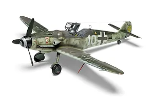Airfix 1/24 Messerschmitt Bf109G-5/G-6 Fighter Scaled Plastic Model Kit image 138158
