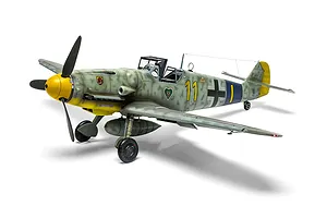 Airfix 1/24 Messerschmitt Bf109G-5/G-6 Fighter Scaled Plastic Model Kit image 138160