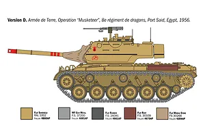 Italeri 1/35 M47 Patton Medium Tank Scaled Plastic Model Kit image 138233