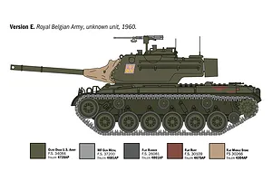 Italeri 1/35 M47 Patton Medium Tank Scaled Plastic Model Kit image 138234