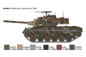 Italeri 1/35 M47 Patton Medium Tank Scaled Plastic Model Kit image 138235