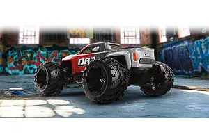Maverick QBit Flux RC Monster Truck Electric Brushless 4WD 1/16 Scale RTR - Red image 138598
