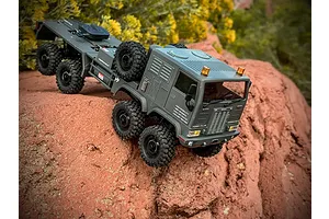 Hobby Plus CR-18P Terranaut 8X8 AWS RC Rock Crawler Electric 8WD 1/18 Scale RTR - Grey image 138628